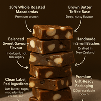 Lowrey Macadamia Butter Toffee Crunché 8 - Pack (38% Macadamias) - Lowrey Foods