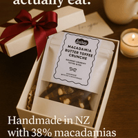 Lowrey Macadamia Butter Toffee Crunché 8 - Pack (38% Macadamias) - Lowrey Foods