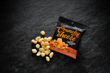 Lowrey Crunchy Cheese Cheddar flavour 40g, Keto friendly | LowreyFoods