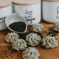 Lowrey Black Sesame Butter Cookies | Premium NZ Cookies - Lowrey Foods