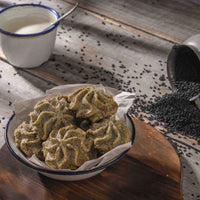 Lowrey Black Sesame Butter Cookies | Premium NZ Cookies - Lowrey Foods