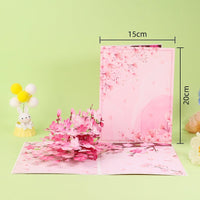 Lowrey Mother’s Day Peach Blossoms 3D Pop - Up Greeting Card - Lowrey Foods