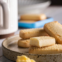 Lowrey Almond Shortbread Biscuits – Blue Tin Edition - Lowrey Foods