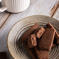 Lowrey Chocolate Shortbread Biscuits – Iconic Blue Tin - Lowrey Foods