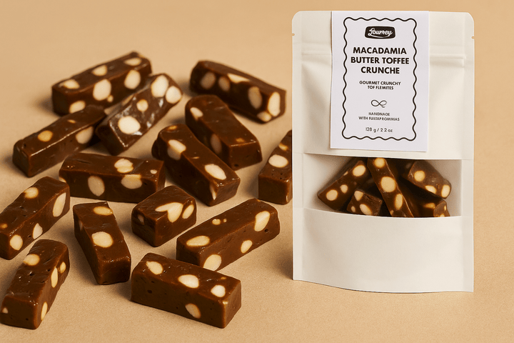 Macadamia Butter Toffee Crunché: NZ’s Premium Crunchy Toffee - Lowrey Foods