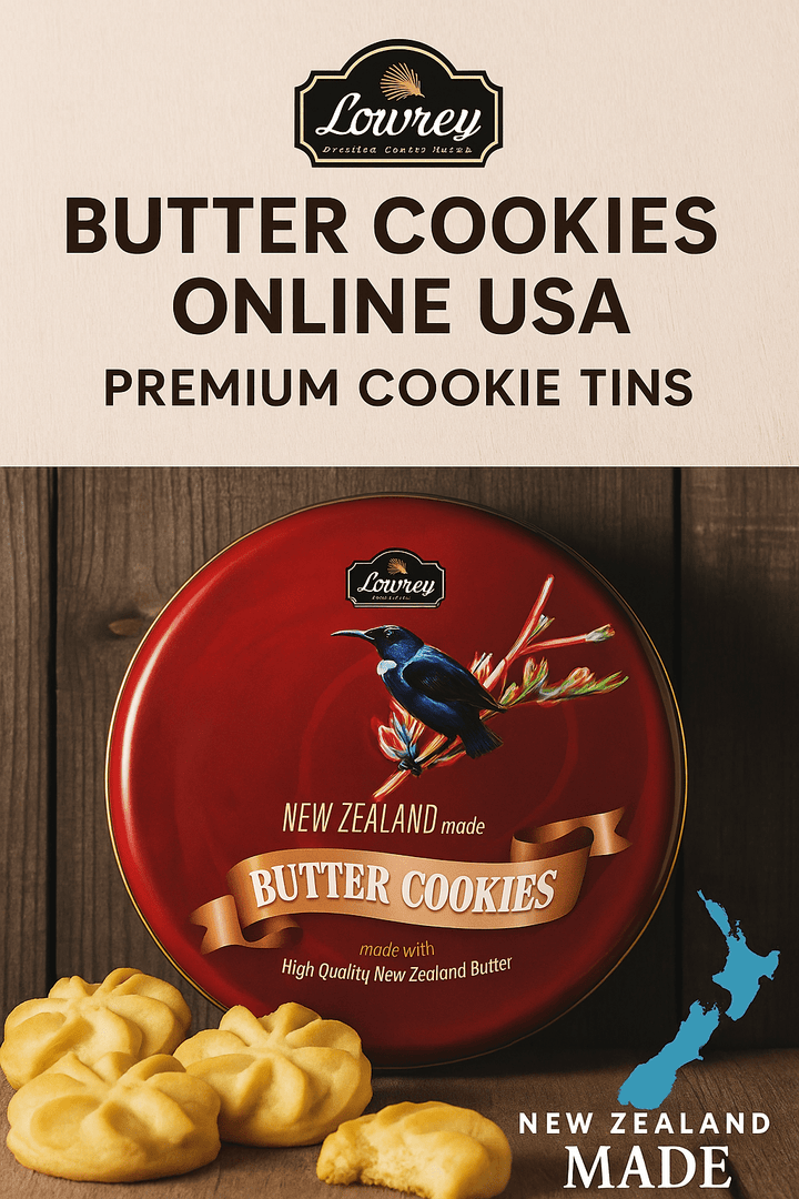 Buy Butter Cookies Online USA | Gourmet Gift Tins - Lowrey Foods