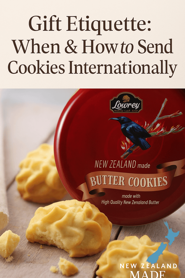 Gift Etiquette: When & How to Send Cookies Internationally - Lowrey Foods