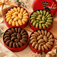 Lowrey 4-Flavour Butter Cookies Gift Set | 4 Gift Tins - Lowrey Foods
