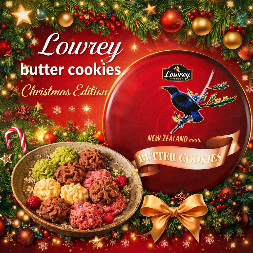 Lowrey Butter Cookies 5 Tins – 5 Flavours Value Pack - Lowrey Foods