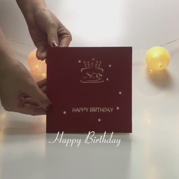 Lowrey Happy Birthday Cake 3D Pop-Up Card