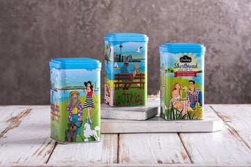 Lowrey 8 - Tin Shortbread Value Pack (4 Original + 4 Cranberry) - Lowrey Foods