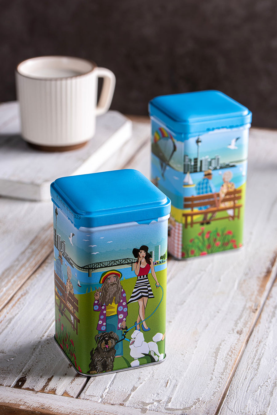 Lowrey 8 - Tin Shortbread Value Pack (4 Original + 4 Cranberry) - Lowrey Foods