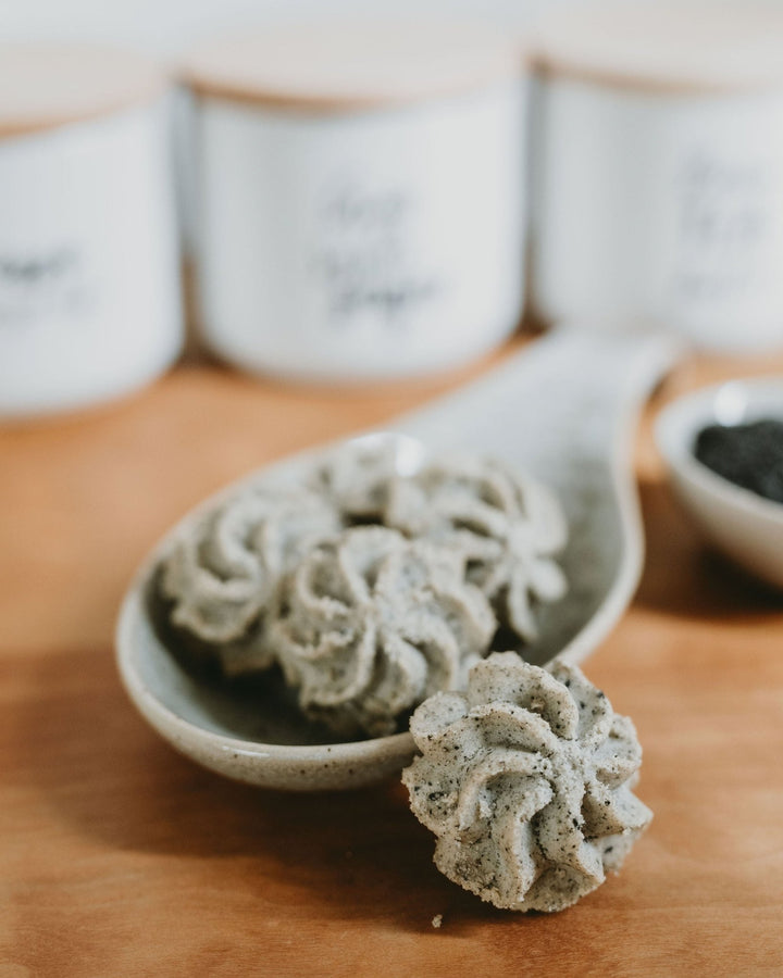 Lowrey Black Sesame Butter Cookies | Premium NZ Cookies - Lowrey Foods