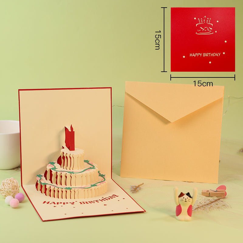 Happy Birthday Cake 3D Pop-Up Card | LowreyFoods