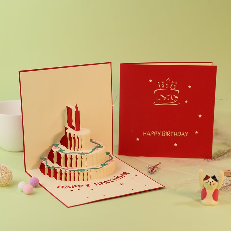 Lowrey Happy Birthday Cake 3D Pop-Up Card - Lowrey Foods