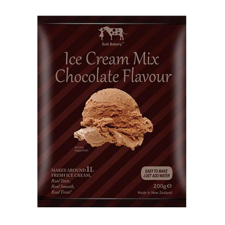 Suki Bakery Chocolate Ice Cream Powder – Gourmet Homemade Mix - Lowrey Foods
